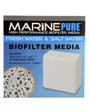 MarinePure Biofilter Media Block - 8 x 8 x 4