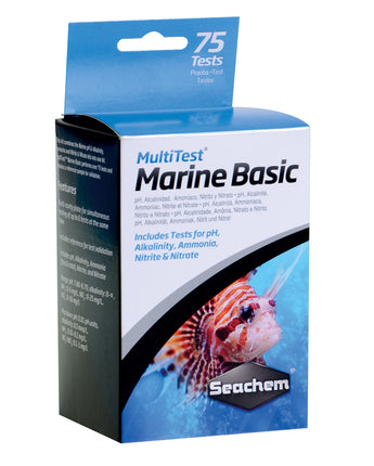 Seachem MultiTest - Marine Basic - 75+ Tests