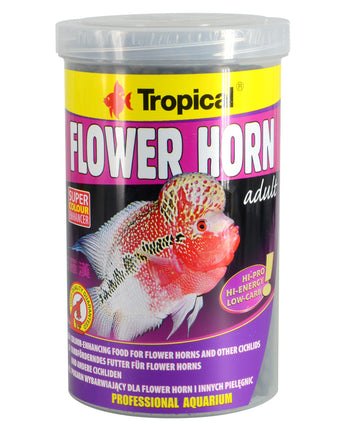 Tropical Adult Flower Horn Cichlid Pellets - 380 g