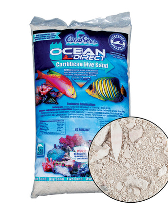 CaribSea Ocean Direct Caribbean Live Sand - 40 lb