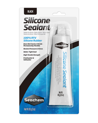 Seachem Silicone Sealant - 3 oz - Black
