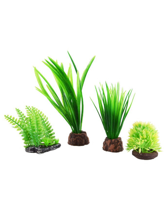 Underwater Treasures Foreground Plant Set - Green