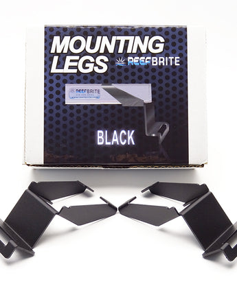 Reef Brite XHO and Tech LED Mounting Legs - Black