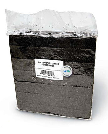 Two Little Fishies SeaVeggies Purple Seaweed Bulk Pack 100 Sheets