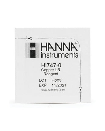 Hanna Checker Copper LR Range Reagent 25 Tests HI747-25